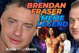 Image result for Brendan Fraser Red Eyes Meme