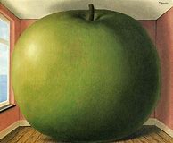 Image result for Magritte Apple Man