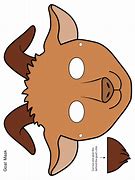 Image result for Cartoon Person Cute Goat Mask