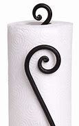 Image result for Rod Iron Paper Towel Holder