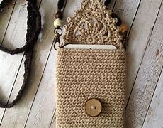 Image result for Crochet Cell Phone Case with Neck Strap