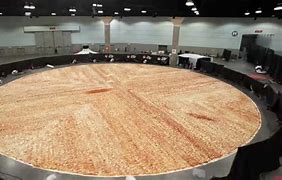 Image result for World's Largest Pizza Airrack