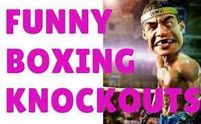 Image result for Boxer Knocked Out Funny