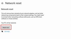 Image result for How to Reset Network