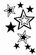 Image result for Shooting Star Black and White Free Clip Art