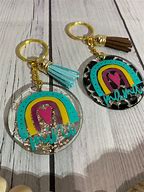 Image result for Acrylic Circle Keychains
