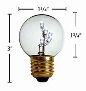 Image result for G16.5 Bulb Dimensions