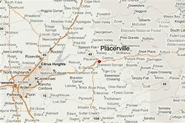 Image result for Map of Placerville Area
