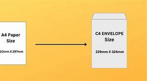 Image result for C4 Envelope Size On MYT Screen