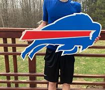 Image result for Buffalo Bills Buffalo Shaped Outdoor Signs