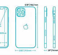 Image result for iPhone 12-Screen Size Dimensions