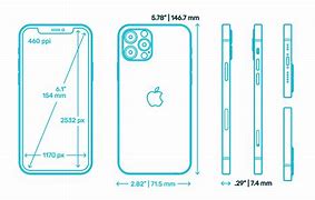 Image result for What Size Is an iPhone 14 Screen in mm