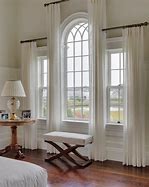 Image result for half moon windows curtain