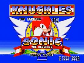 Image result for Sonic Knuckles the Echidna