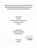 Image result for Draft of Operation and Maintenance Manual Template