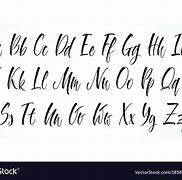 Image result for Brush Lettering Alphabet Letters