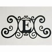 Image result for Wrought Iron Monogram Letters