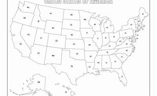 Image result for Printable Labeled United States Map Blank