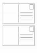 Image result for Free Blank Printable Postcards Templates