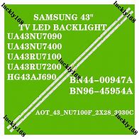 Image result for Samsung 43 Nu7100 Backlight 28Led