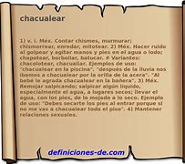 Image result for chacualear