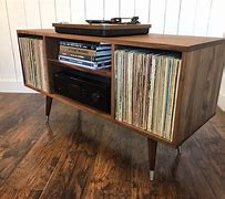 Image result for Record Player Cabinet