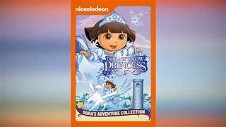 Image result for Dora the Explorer Snow Princess DVD