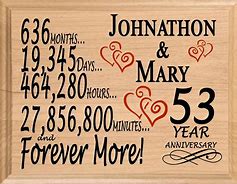 Image result for 53rd Wedding Anniversary