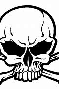 Image result for Halloween Skull Clip Art Black and White