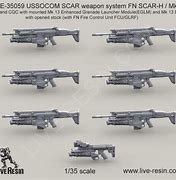 Image result for FN SCAR 17 Grenade Launcher