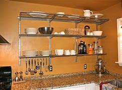 Image result for Wall Mounted Kitchen Shelf