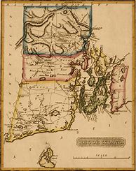 Image result for Map of Colony of Rhode Island Giving Indian Names