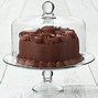Image result for Glass with Dome Cake Stand Set