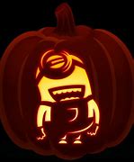 Image result for Evil Minion Pumpkin Stencil