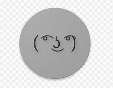 Image result for Lenny Face in Circle