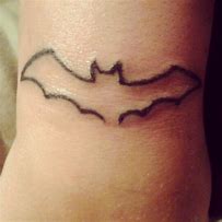 Image result for Simple Bat Tattoo