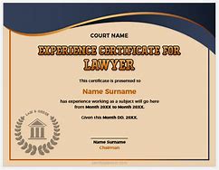 Image result for Chicago Lawyer Certificate