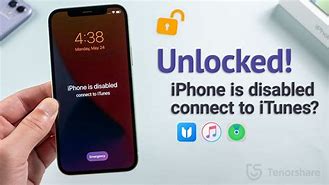 Image result for iPhone Is Disabled Connect to iTunes Arabic