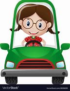 Image result for Girl Driving Car Drawing