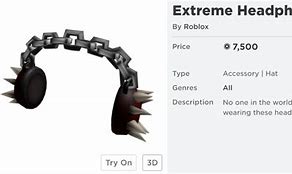 Image result for Extreme Headphones Roblox