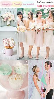 Image result for Pastel Wedding Color Palette