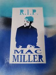 Image result for Mac Miller Stencil