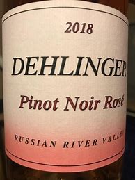 Image result for Dehlinger Pinot Noir Rose
