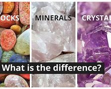 Image result for Minerals vs Crystals