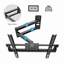 Image result for 43 Inch Glass TV Wall Bracket