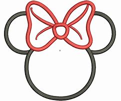 Image result for Minnie Mouse Outline Clip Art
