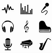 Image result for Headphone and Music Note Icon