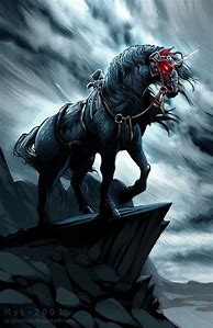 Image result for Evil Unicorn Cartoon