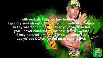 Image result for John Cena Song No Words