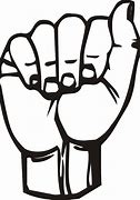 Image result for Sign Language for Tiny PNG